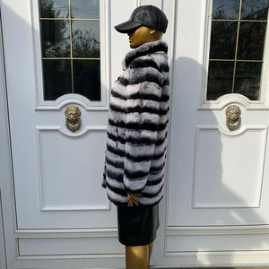 New Luxury Chinchilla Women Real <strong>Rex</strong> <strong>Rabbit</strong> <strong>Fur</strong> Coat Winter Two-way Wear <strong>Jacket</strong> Fashion Removable Genuine <strong>Fur</strong> Thick Overcoat