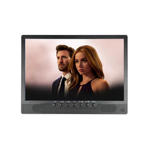 Batterie intégrée et antenne externe HDTV rétroéclairée par LED portable de 17.3 pouces pour le <span class=keywords><strong>camping</strong></span> en plein air, la maison ou la voiture - Product Image 1