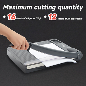 Chuyên nghiệp cắt lớn capacity16 tờ A4 Hướng dẫn sử dụng giấy nặng cắt giấy Máy tông đơ - Product Image 3