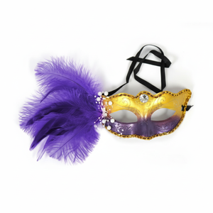 Accessori per animali domestici per amici pelosi maschera pratica festa felice viola veneziana/BK - Product Image 1