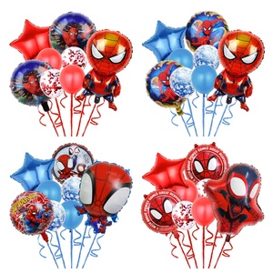 Tùy Chỉnh Spiderman Chủ Đề Bóng Thiết Lập Trang Trí Siêu Anh Hùng Sinh Nhật Đảng Bóng Bay Trang Trí Kit - Product Image 1