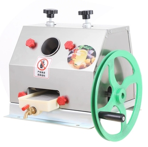 Extractor de Jugo de Caña de Azúcar Eléctrico Comercial de Acero Inoxidable 304, Máquina Exprimidora Multifuncional con Motor - Product Image 1