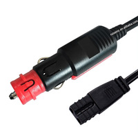 Factory Customization Car Cigarette Lighter Plug Connector Refrigerator Plug Wire 1m 2m 3m 4m 18AWG 16AWG 10AWG 10A 15A