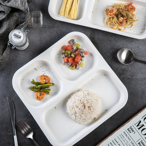 HENITUER MH0669-12 MH0668-10 <span class=keywords><strong>Assiette</strong></span> rectangulaire en céramique <span class=keywords><strong>pour</strong></span> le petit-déjeuner, <span class=keywords><strong>assiette</strong></span> <span class=keywords><strong>compartiment</strong></span>ée <span class=keywords><strong>pour</strong></span> la restauration rapide, <span class=keywords><strong>assiette</strong></span> de service <span class=keywords><strong>pour</strong></span> les repas - Product Image 5