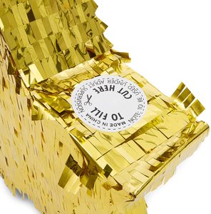 Pafu <span class=keywords><strong>Pinata</strong></span> étoile dorée de 13 pouces pour anniversaire, fête prénatale, fournitures de fête, faveur, décorations Eid Mubarak Ramadan - Product Image 3