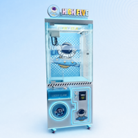 Machine à griffes commerciale à monnayeur avec éclairage LED, jeu de grue à prix pour opérateurs d'arcades et centres de divertissement familial