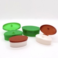 Tapa abatible de plástico PP de dos tonos con cuello de rosca 20/24, a prueba de fugas y derrames, color personalizado para botella de champú y acondicionador cosmético