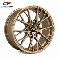Jantes forgées CF 20 21 pouces 5x130 PCD 71.6 CB pour voitures particulières, compatibles avec les modèles 911 992 991, jantes sport de luxe dorées