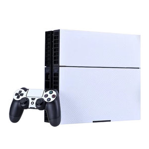 สติกเกอร์ไวนิลลายคาร์บอนไฟเบอร์คุณภาพสูงสำหรับคอนโซล PS4มีดีไซน์หลากหลายในสต็อก - Product Image 1