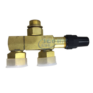 Vanne à trois voies York 022W10073-000 pour usage frigorifique, corps en laiton - Product Image 3