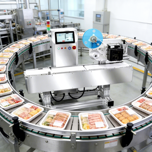 Machine d'étiquetage automatique universelle pneumatique de qualité alimentaire avec cœur PLC, facile à utiliser - Product Image 2