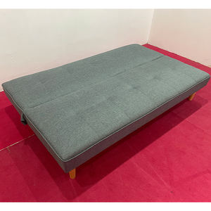 Vente en gros de canapé-lit pour salon canapé-lit pliant canapé-lit 3 places en similicuir de créateur <span class=keywords><strong>futon</strong></span> sans accoudoir - Product Image 2