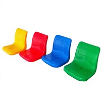Sièges de stade à dossier haut stabilisés aux UV, en plastique HDPE durable, écologiques, résistants à l'eau, chaises de gradins, mobilier d'extérieur moderne