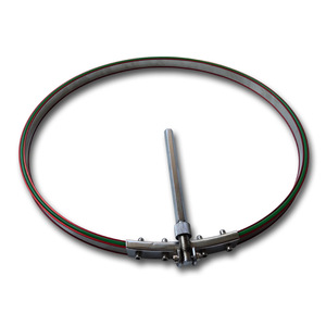 Anneau universel en acier inoxydable, piquet de sol solide, diamètres 40 et 45, pour matériel de pêche en eau douce, réservoir et étang - Product Image 4