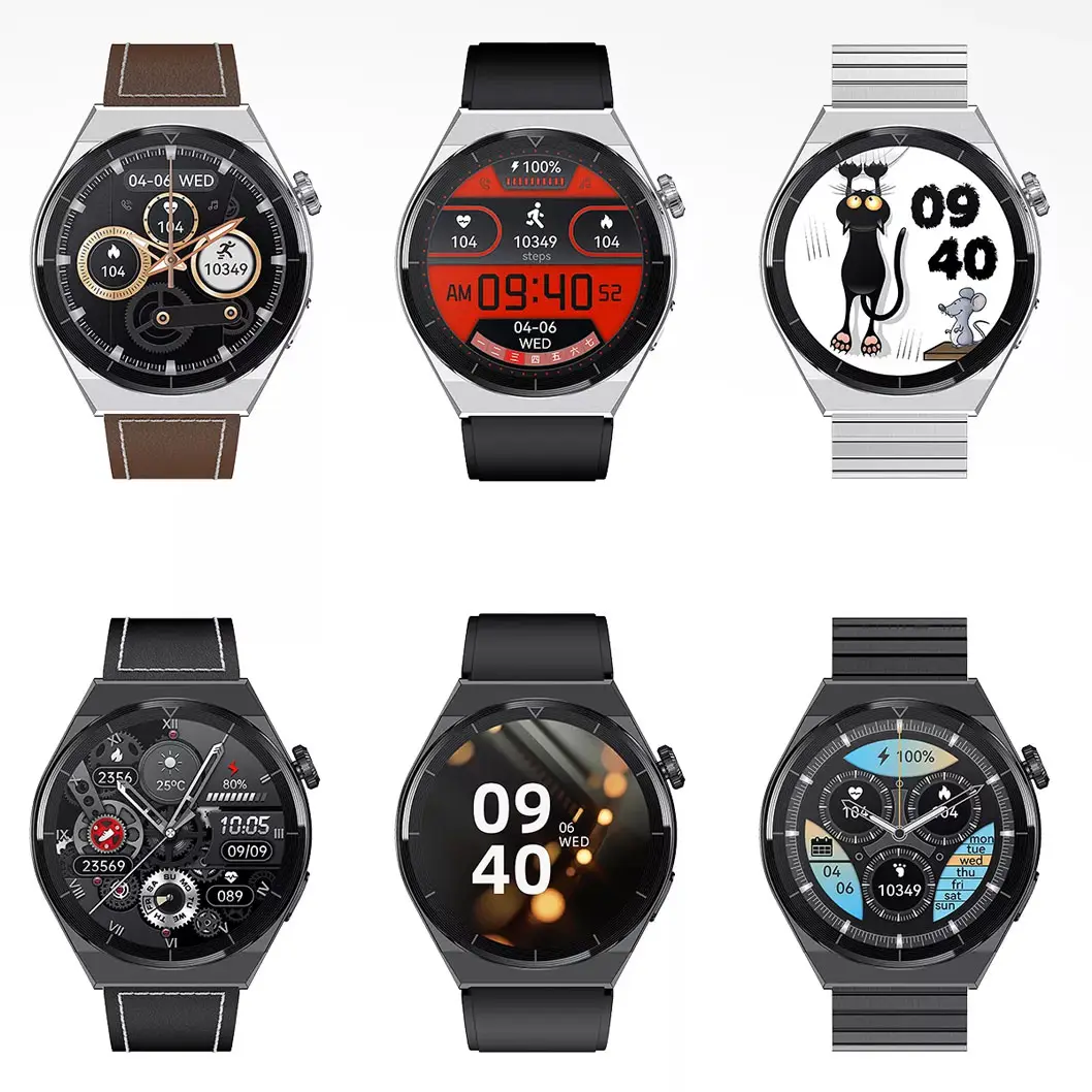 GT3 pro smart watch 2022 Dual BT 5.0 fashion smart watch 390*390 HD screen support NFC payment reloj smart watch blood pressure