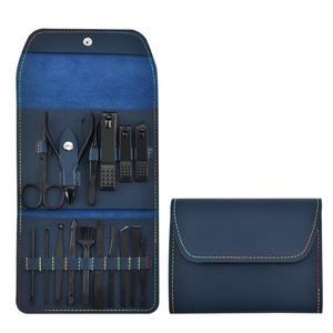 16 Pcs Stainless Steel Manicure <b>Set</b> with PU Leather Case <b>Nail</b> Clippers <b>Set</b> Folding Bag Manicure Tools - Product Image 3