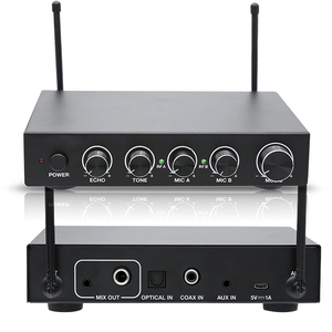 Chuyên Nghiệp Không Dây Microphone Karaoke Mixer Nhà Hát Hệ Thống Không Dây Cho Soundbar Hifi Khuếch Đại Âm Thanh Hoạt Động Loa - Product Image 3