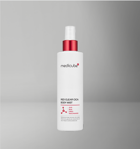 MEDICUBE Red Clear Cica Body Mist 200ml, Spray Corporal Hidratante para el Cuidado de la Piel, No Comedogénico, con Aloe Vera para Todo Tipo de Piel - Product Image 1