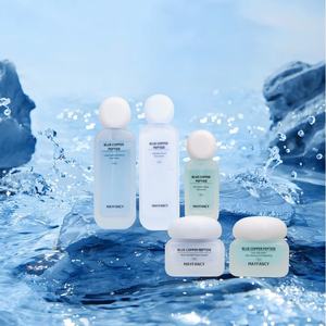 Оптовый набор для ухода за кожей лица с высококачественным медным пептидом GHK-Cu, антивозрастной, глубоко увлажняющий, восстанавливающий, 5 предметов - Product Image 1