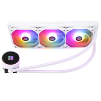 Refroidisseur de processeur liquide Thermalright Frozen Magic 360 WHITE ARGB V2 avec trois ventilateurs PWM 1500RPM pour LGA1700 AM5