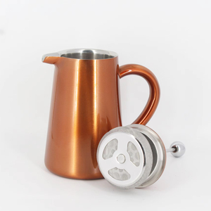 Cafetière de Camping Portable presse française théière isolée 350/800/1000ml en acier inoxydable presse française cafetière - Product Image 5