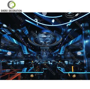 Diseño interior de discoteca de alta gama, barra de bar de lujo personalizada para discoteca, accesorios para discoteca, muebles de salón en venta - Product Image 6