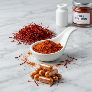 Azafrán en Polvo <span class=keywords><strong>de</strong></span> Primera Calidad, 100% Puro, Especia a Granel para Alimentos, Bebidas, Suplementos, Fábrica y Marca Privada OEM - Product Image 2