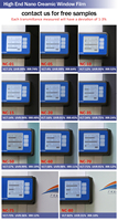 Film de protection solaire pour vitres de voiture Qihang série NC, film couleur primaire, film teinté 2 plis pour voitures, VLT riche