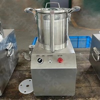 Industriële groentesnijder met hoge capaciteit, multifunctionele snijmachine, gemotoriseerd voor maïs, fruit, gember, aardappel, ui, wortel en het maken van blokjes.