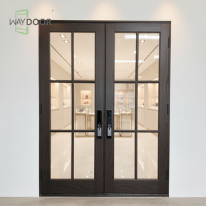 Puertas Dobles de Madera para Entrada Principal, Diseño Original, Impermeables, para Apartamentos y Oficinas - Product Image 1