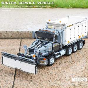 Mould King 13166 1694PCS Engineering Serie Static Snow Cart Car <strong>Truck</strong> Bricks Model <strong>Technical</strong> Educational Toy Festival Gift - Product Image 2