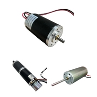 Moteur électrique CC à balais ou sans balais 12 24 Volt 36 48 Volt, moteur à engrenages CC 24V 12V, puissance 50 Watt 100 200 300 Watt 500 1000 Watt