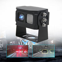 Caméra thermique infrarouge à double objectif, vision nocturne, détection AI des piétons et des véhicules, étanche IP68 pour camion et bus