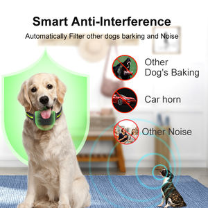 Collar inteligente de entrenamiento antiladridos recargable con sensibilidad ajustable, collar de choque perimetral para perros - Product Image 2