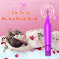 JoyPark Mini Stufenlose Geschwindigkeit Klitoris-Brustwarzen-Stimulator aus Silikon G-Punkt Vibrator IPX5 Wasserdicht Latexfrei für Damen Masturbation