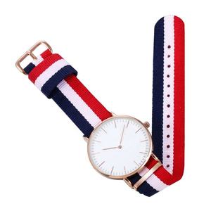 Custom logo Waterproof Nylon Strap Alloy <b>case</b> Minimalist <b>Watch</b> Elegant Unisex <b>Watch</b> with Quartz Movement Mechanical <b>Watch</b> - Product Image 2