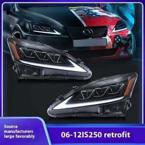 High Quality 12V/24V LED Headlamp for 06-12 IS250 IS300 Restoration Car Lights With 6000K Color Temperature Assembly 06-12 - Product Image 6