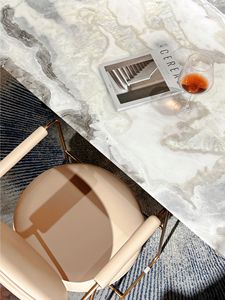 Piastrelle di lastre di marmo Super bianco di lusso bancone da <span class=keywords><strong>cucina</strong></span> panca da bagno vanità superiore lato posteriore Splash grembiule bordo piastrelle - Product Image 5