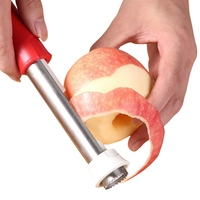 Groothandel Keuken Gadgets Gereedschap Apple Corer Tool Multi Functionele 2 In 1 Roestvrijstalen Appelschiller Appelcore Remover