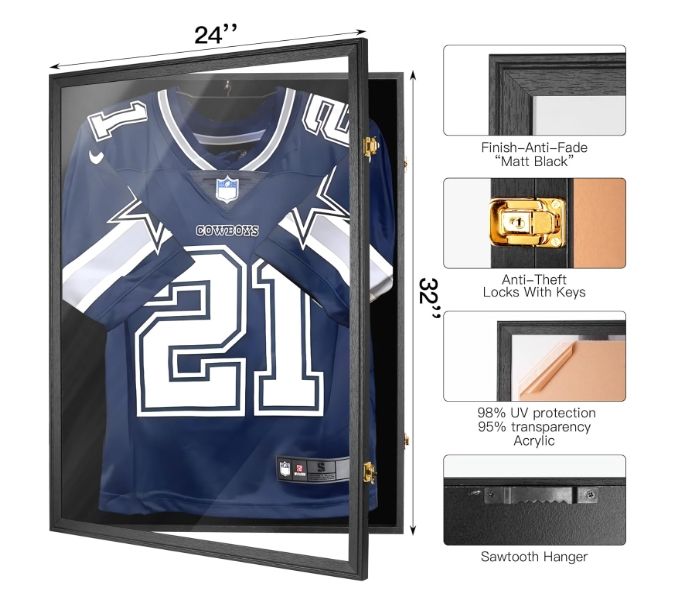 Uv Protection Nfl Jersey Frame Case Customize Jersey Frame