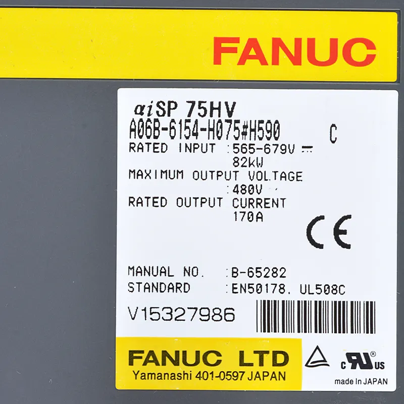 A06B-6154 series Japan original fanuc spindle amplifier A06B-6154-H075#H590