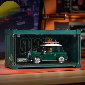 Santana container tám-khoang 1:32 Xe lắp ráp cho <span class=keywords><strong>LEGO</strong></span> tương thích PB bạch kim du lịch <span class=keywords><strong>Jar</strong></span> khối xây dựng khối Bộ - Product Image 1