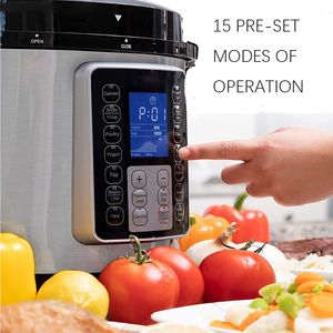 Autocuiseur électrique 14 en 1 avec écran tactile, <span class=keywords><strong>cuiseur</strong></span> à <span class=keywords><strong>riz</strong></span> électrique multi-usage de 6 pintes pour le <span class=keywords><strong>riz</strong></span>, le sauté, le yaourt, les œufs à la vapeur - Product Image 5