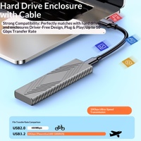 Câble de données USB 3.2 vers Type-C 10 Gbit/s, charge rapide 60 W, en PVC, pour disque dur et charge de voiture