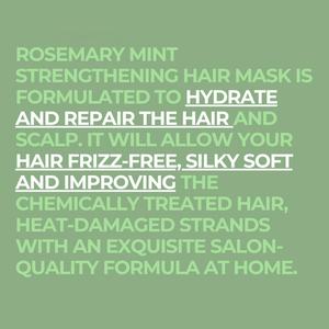 Masque Capillaire Fortifiant à la Menthe et au Romarin pour Cheveux Secs et Abîmés – Soin Revitalisant et Lissant en Profondeur - Product Image 4