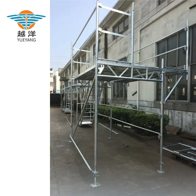 European Layher Facade Scaffolding System For Construction Use