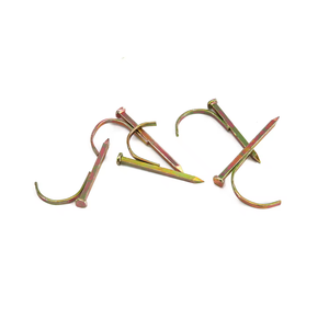 Clous de fixation pour conduites <span class=keywords><strong>en</strong></span> acier jaune avec crochet, antirouille, pour tuyaux d'eau, avec crochets de serrage pour tuyaux <span class=keywords><strong>en</strong></span> acier - Product Image 4