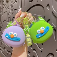 Porte-monnaie créatif en forme de petit monstre de dessin animé, pendentif porte-clés, décoration pour sac de couple ou de voiture, cadeau, vente en gros