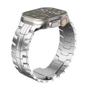 <span class=keywords><strong>Correa</strong></span> de reloj Iron Man de acero inoxidable para <span class=keywords><strong>Apple</strong></span> <span class=keywords><strong>Watch</strong></span> Series 9 8 ultra 7 6 5 4 3 2 1 SE para Iwatch pulsera <span class=keywords><strong>Correa</strong></span> 49mm - Product Image 2