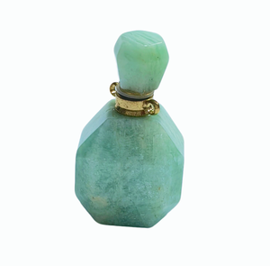 จี้หยกอะมาโซไนต์ธรรมชาติ ขวดน้ำหอม จี้น้ำมันหอมระเหย - Product Image 1